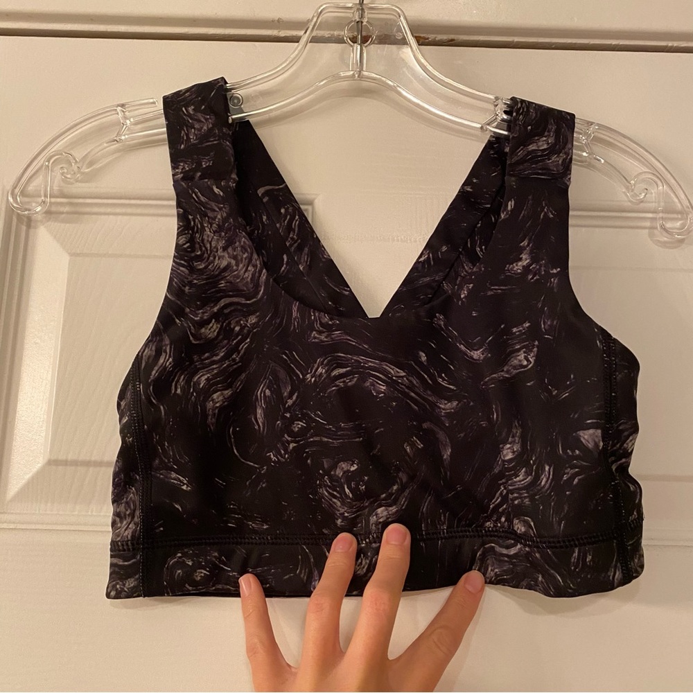 Black Lululemon All Sport Bra